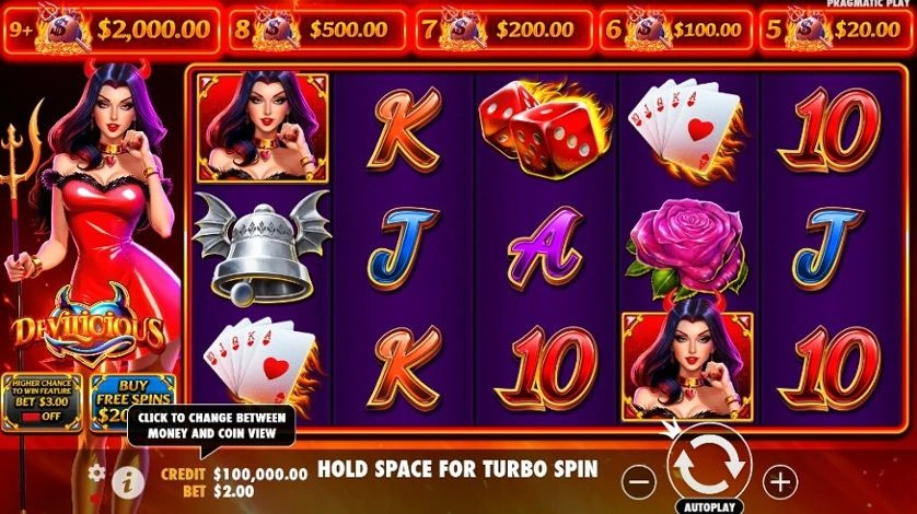 devilicious slot