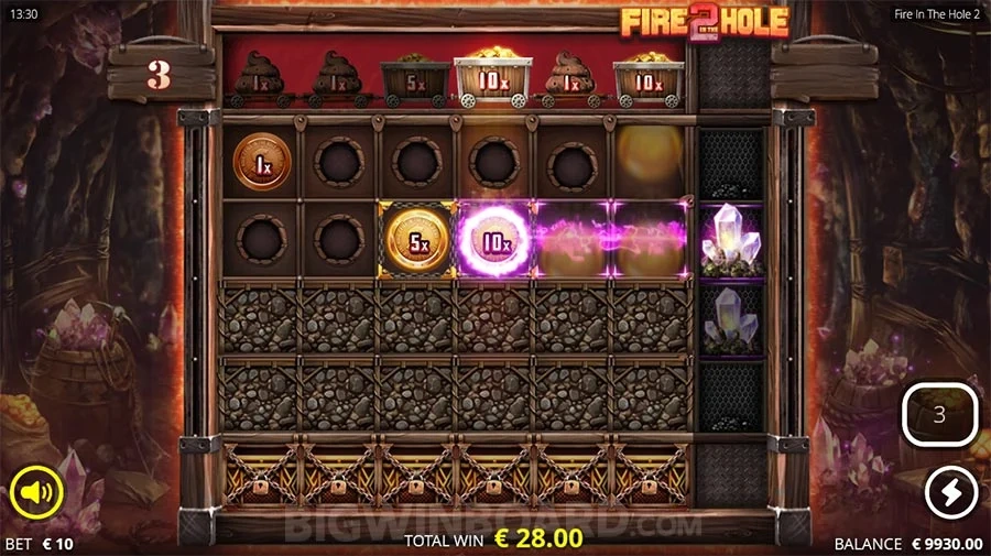 fire in the hole 2 slot