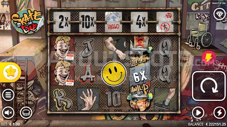 skate or die slot