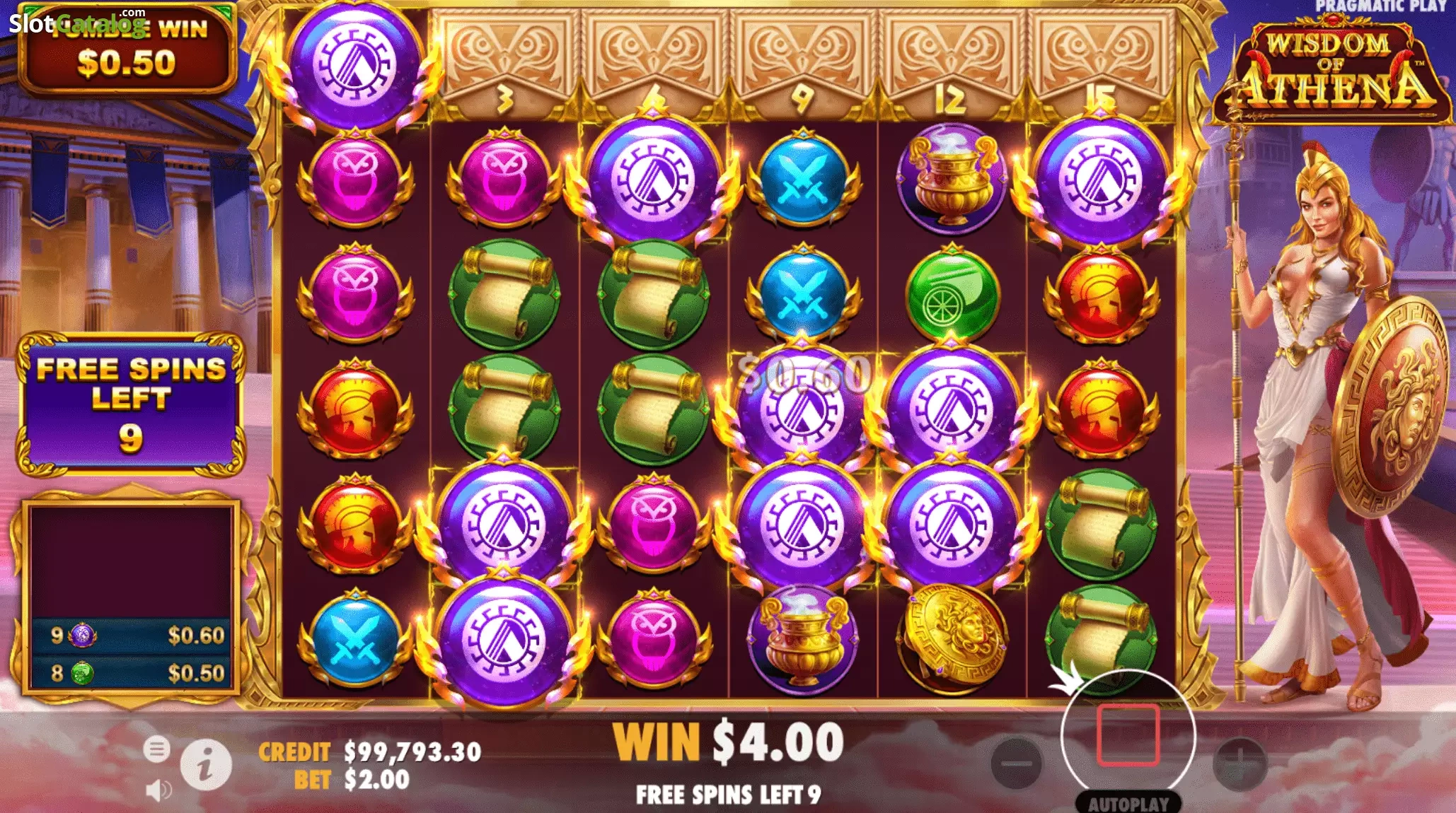 wisdom of athena 1000 game